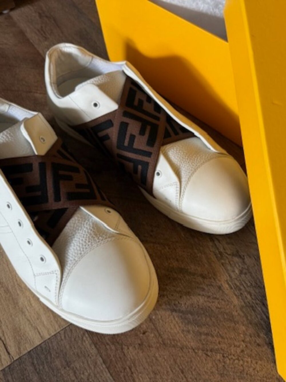 Fendi leather sneakers